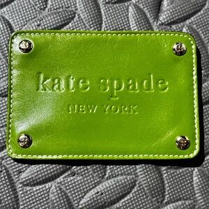 Kate Spade New York Gently Used Card Holder leather Wallet Green and Blue